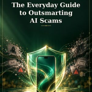 The Everyday Guide to Outsmarting AI Scams book cover