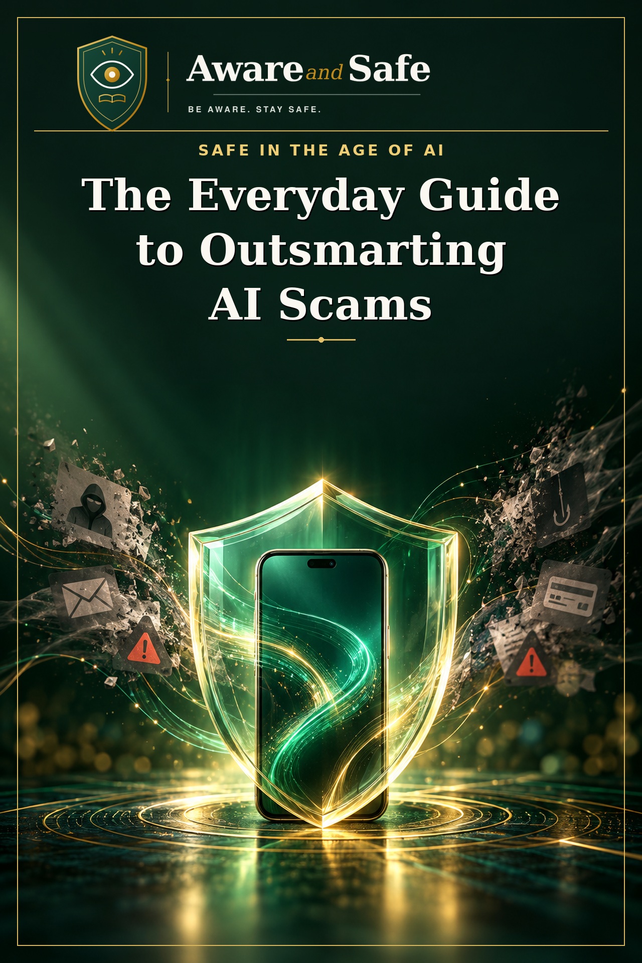 The Everyday Guide to Outsmarting AI Scams book cover